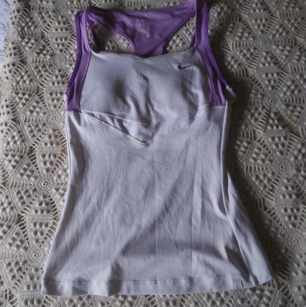 Nike dri fit workout tennis tank - Picture 1 of 7